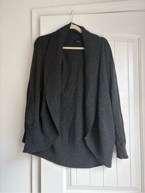 Quince Mongolian Cashmere Open Cardigan Sweater